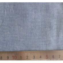 100 % coton peigné Spinning Chambray Shirt tissu